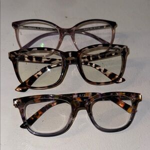 Prescription glasses Stylish Tortoiseshell Glasses and pink clear Trio X3